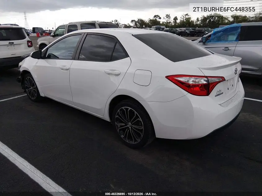 2015 TOYOTA COROLLA VIN 2T1BURHE6FC448355 — фото 3