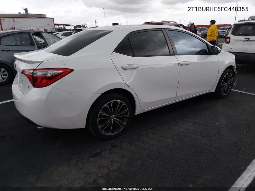 2015 TOYOTA COROLLA VIN 2T1BURHE6FC448355 — фото 4