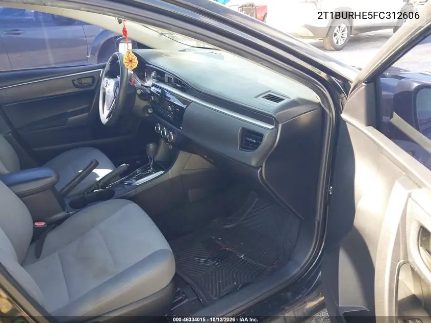 2015 TOYOTA COROLLA VIN 2T1BURHE5FC312606 — фото 5