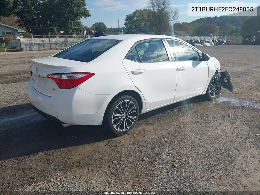 2015 TOYOTA COROLLA VIN 2T1BURHE2FC248055 — фото 4