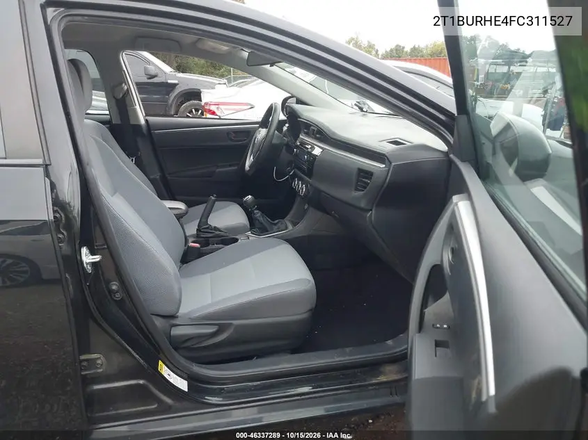 2015 TOYOTA COROLLA VIN 2T1BURHE4FC311527 — фото 5
