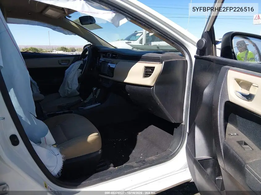 2015 TOYOTA COROLLA VIN 5YFBPRHE2FP226516 — фото 5