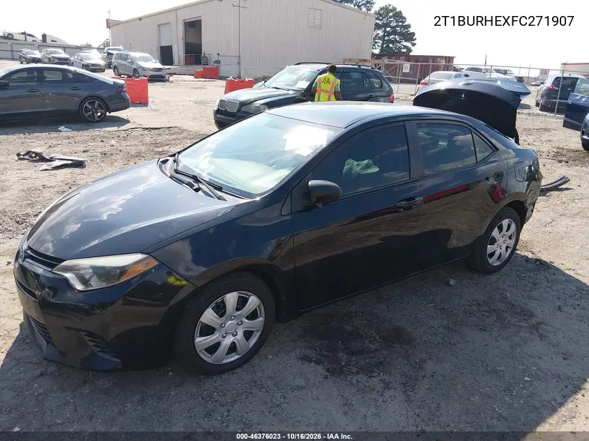 2015 TOYOTA COROLLA VIN 2T1BURHEXFC271907 — фото 2