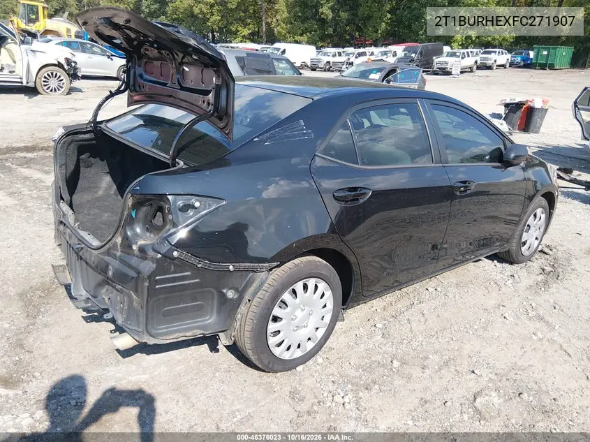 2015 TOYOTA COROLLA VIN 2T1BURHEXFC271907 — фото 4