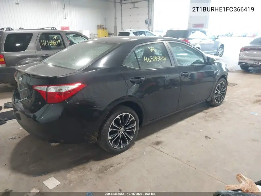 2015 TOYOTA COROLLA VIN 2T1BURHE1FC366419 — фото 4