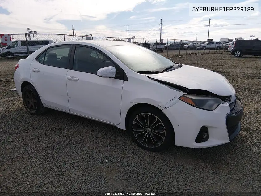 TOYOTA COROLLA 2015, VIN 5YFBURHE1FP329189