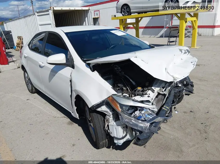 TOYOTA COROLLA 2015, VIN 5YFBPRHE6FP249880