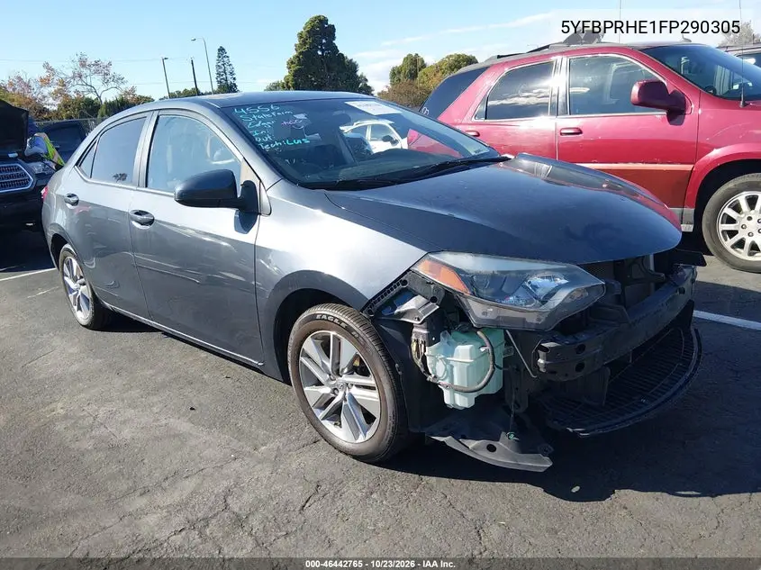 TOYOTA COROLLA 2015, VIN 5YFBPRHE1FP290305