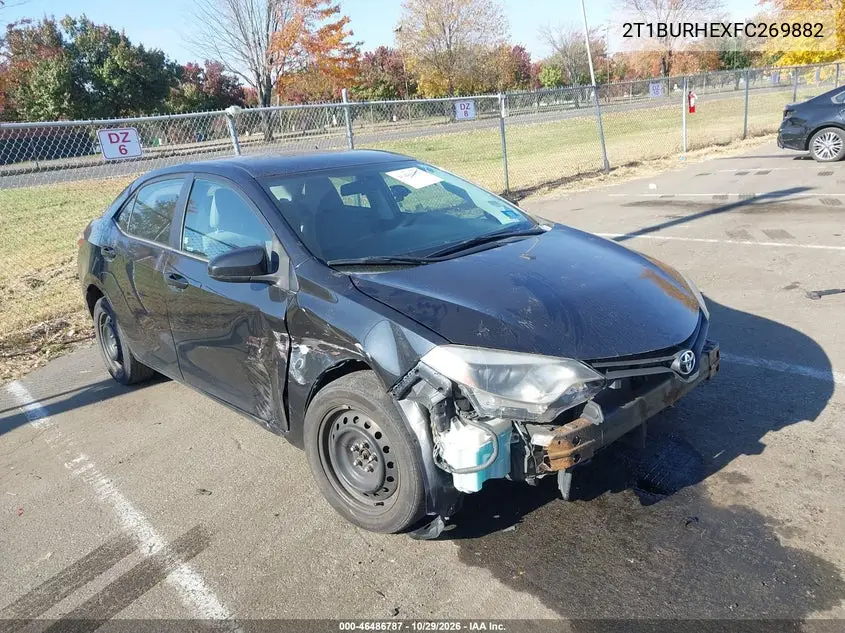 TOYOTA COROLLA 2015, VIN 2T1BURHEXFC269882