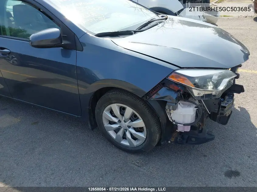 2016 TOYOTA COROLLA VIN 2T1BURHE5GC503685 — фото 22