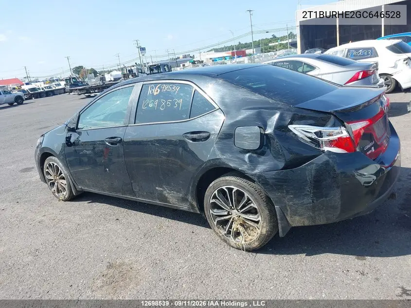 2016 TOYOTA COROLLA VIN 2T1BURHE2GC646528 — фото 14