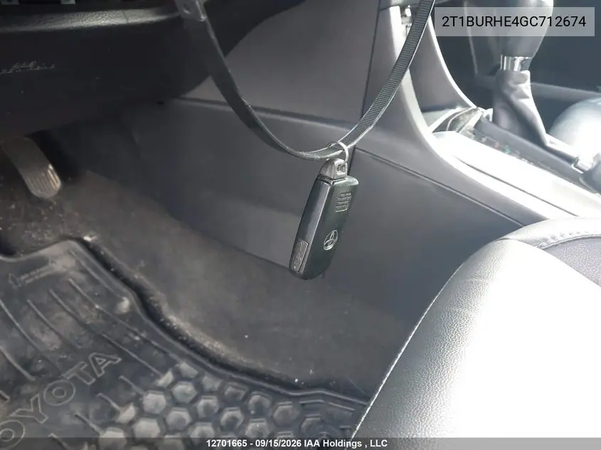 2016 TOYOTA COROLLA VIN 2T1BURHE4GC712674 — фото 11