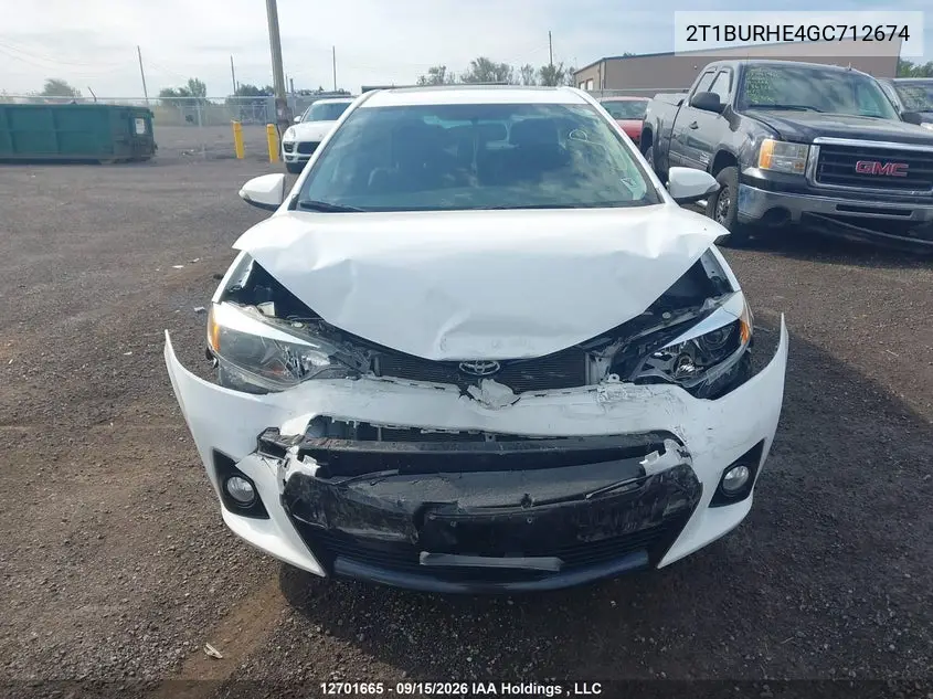 2016 TOYOTA COROLLA VIN 2T1BURHE4GC712674 — фото 12