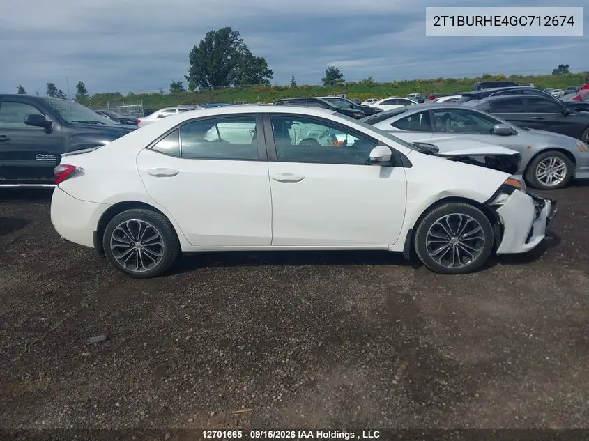 2016 TOYOTA COROLLA VIN 2T1BURHE4GC712674 — фото 13