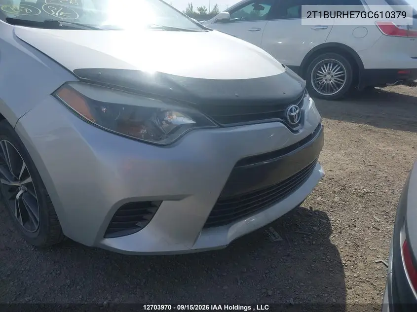 2016 TOYOTA COROLLA VIN 2T1BURHE7GC610379 — фото 21