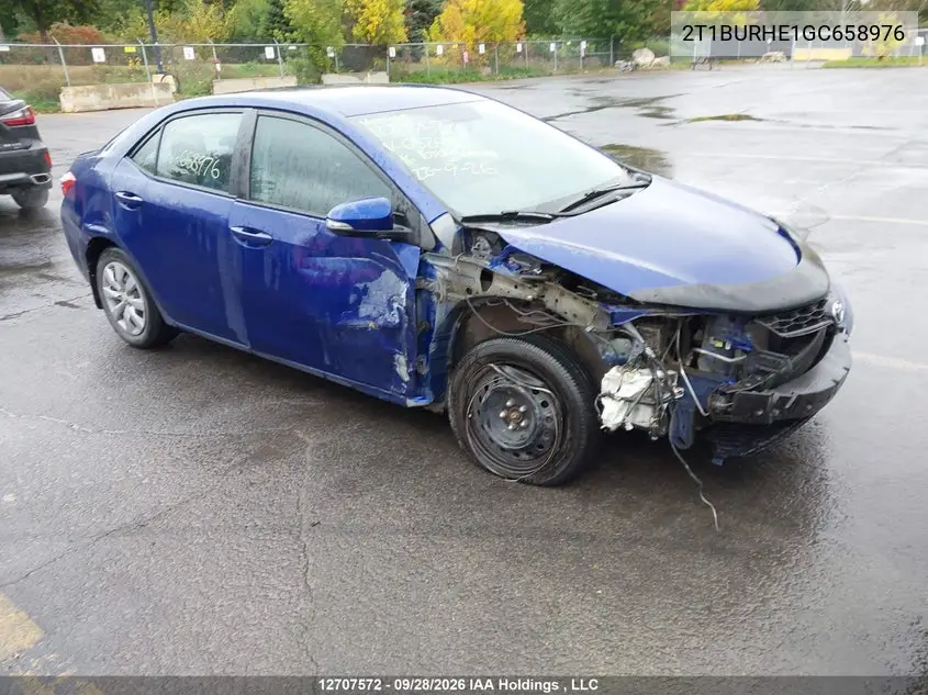 TOYOTA COROLLA 2016, VIN 2T1BURHE1GC658976