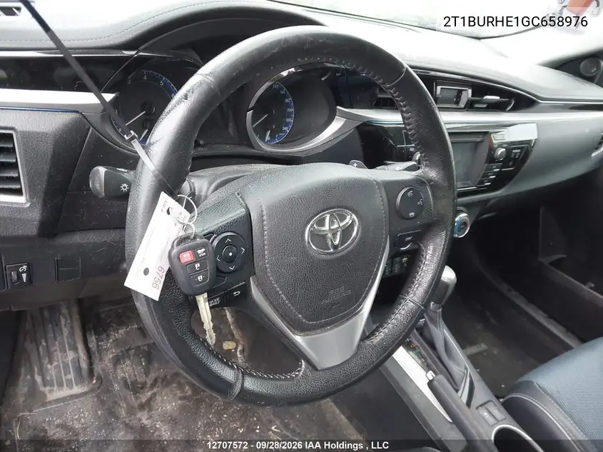 2016 TOYOTA COROLLA VIN 2T1BURHE1GC658976 — фото 11