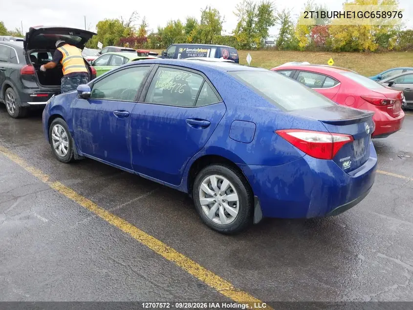 2016 TOYOTA COROLLA VIN 2T1BURHE1GC658976 — фото 3