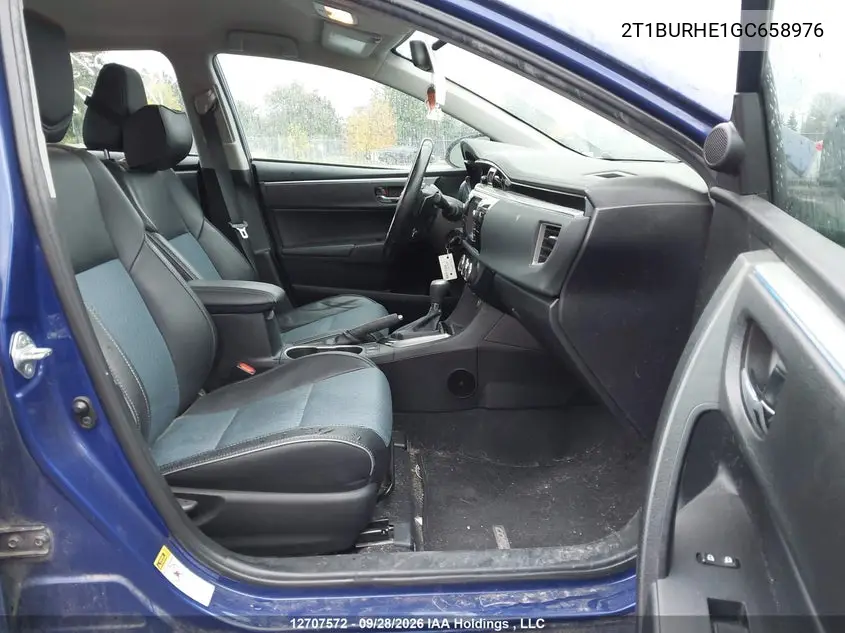 2016 TOYOTA COROLLA VIN 2T1BURHE1GC658976 — фото 5
