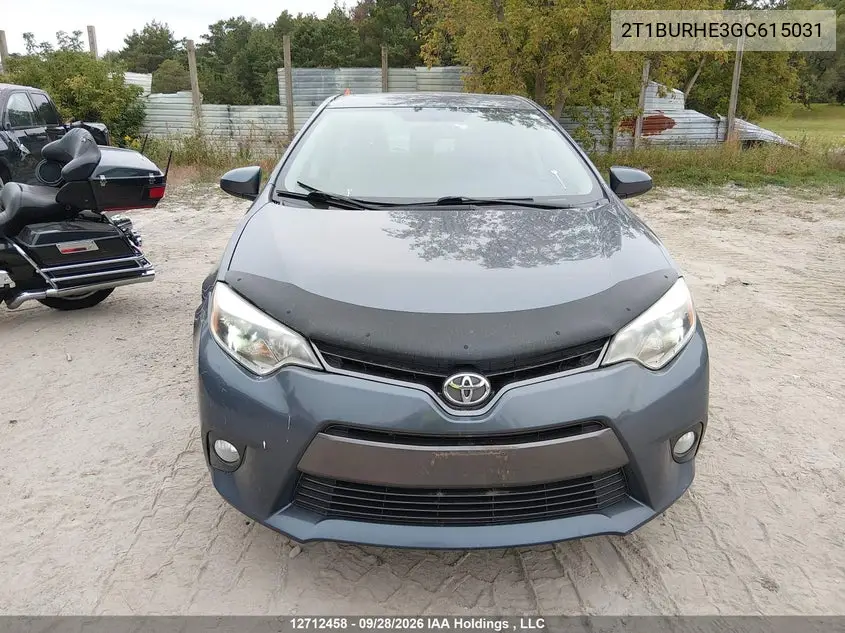 2016 TOYOTA COROLLA VIN 2T1BURHE3GC615031 — фото 12