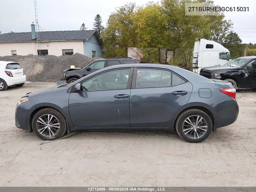 2016 TOYOTA COROLLA VIN 2T1BURHE3GC615031 — фото 14