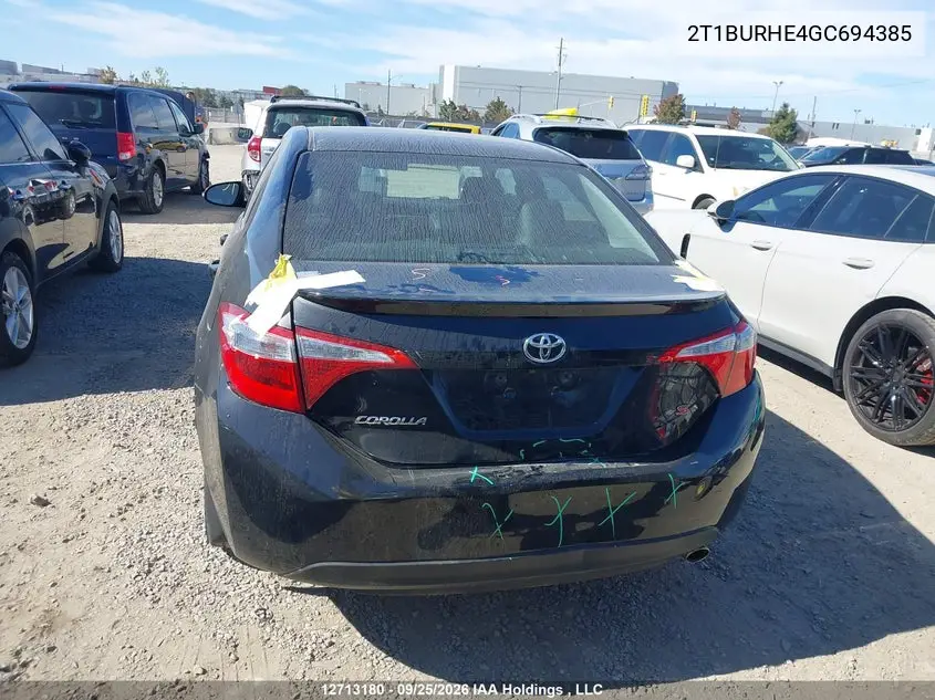 2016 TOYOTA COROLLA VIN 2T1BURHE4GC694385 — фото 17