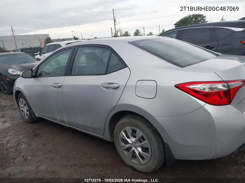 2016 TOYOTA COROLLA VIN 2T1BURHE0GC487069 — фото 14