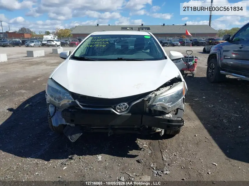 2016 TOYOTA COROLLA VIN 2T1BURHE0GC561834 — фото 12