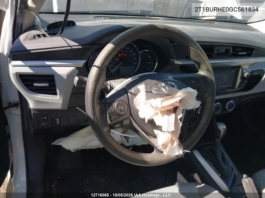 2016 TOYOTA COROLLA VIN 2T1BURHE0GC561834 — фото 17