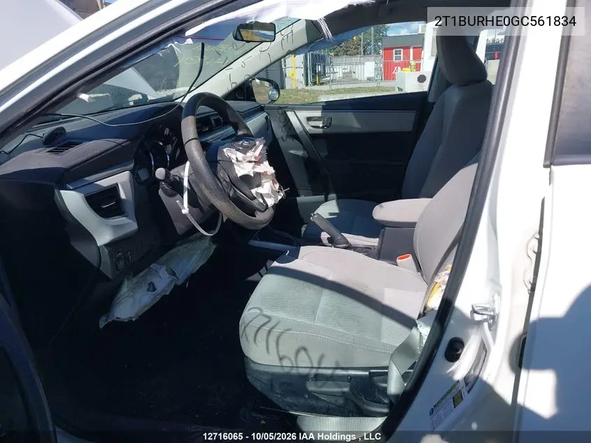 2016 TOYOTA COROLLA VIN 2T1BURHE0GC561834 — фото 18