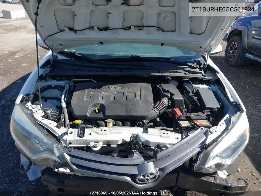 2016 TOYOTA COROLLA VIN 2T1BURHE0GC561834 — фото 9