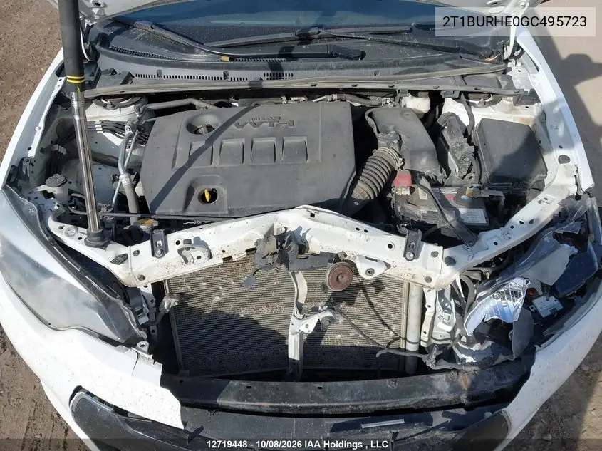 2016 TOYOTA COROLLA VIN 2T1BURHE0GC495723 — фото 10