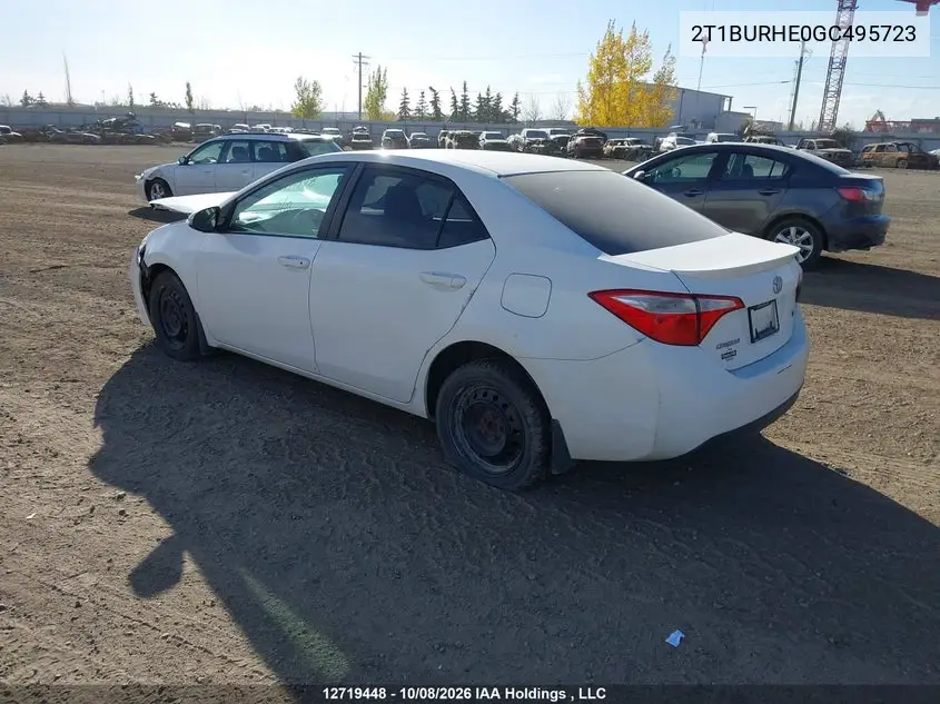 2016 TOYOTA COROLLA VIN 2T1BURHE0GC495723 — фото 3
