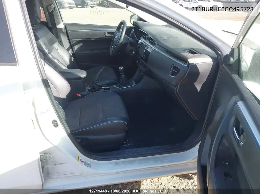 2016 TOYOTA COROLLA VIN 2T1BURHE0GC495723 — фото 5
