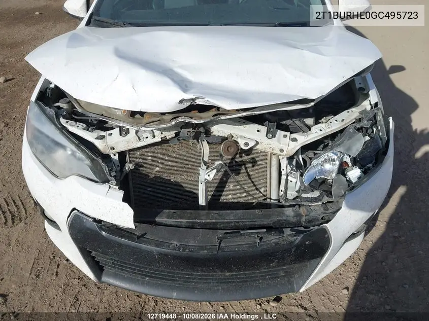 2016 TOYOTA COROLLA VIN 2T1BURHE0GC495723 — фото 6