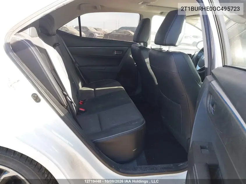 2016 TOYOTA COROLLA VIN 2T1BURHE0GC495723 — фото 8