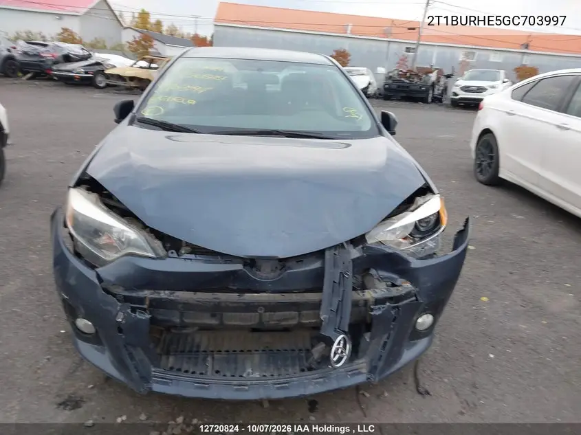 2016 TOYOTA COROLLA VIN 2T1BURHE5GC703997 — фото 12