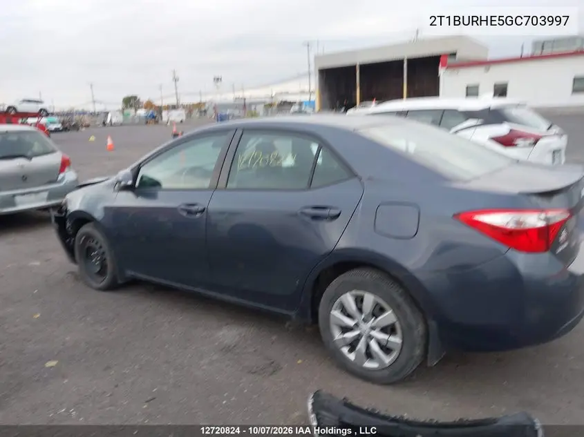 2016 TOYOTA COROLLA VIN 2T1BURHE5GC703997 — фото 14