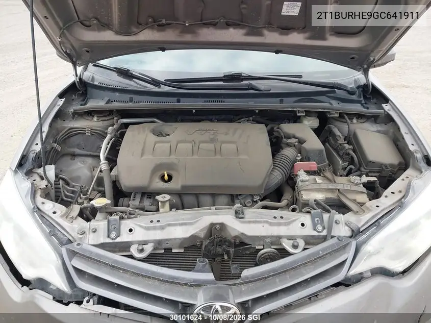 2016 TOYOTA COROLLA VIN 2T1BURHE9GC641911 — фото 10
