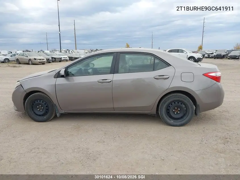 2016 TOYOTA COROLLA VIN 2T1BURHE9GC641911 — фото 15