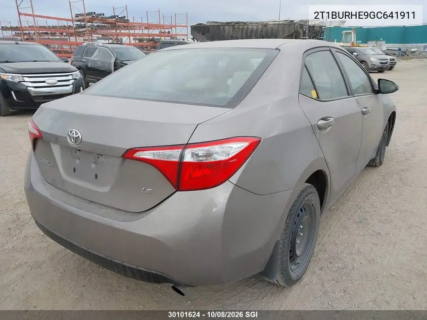 2016 TOYOTA COROLLA VIN 2T1BURHE9GC641911 — фото 4