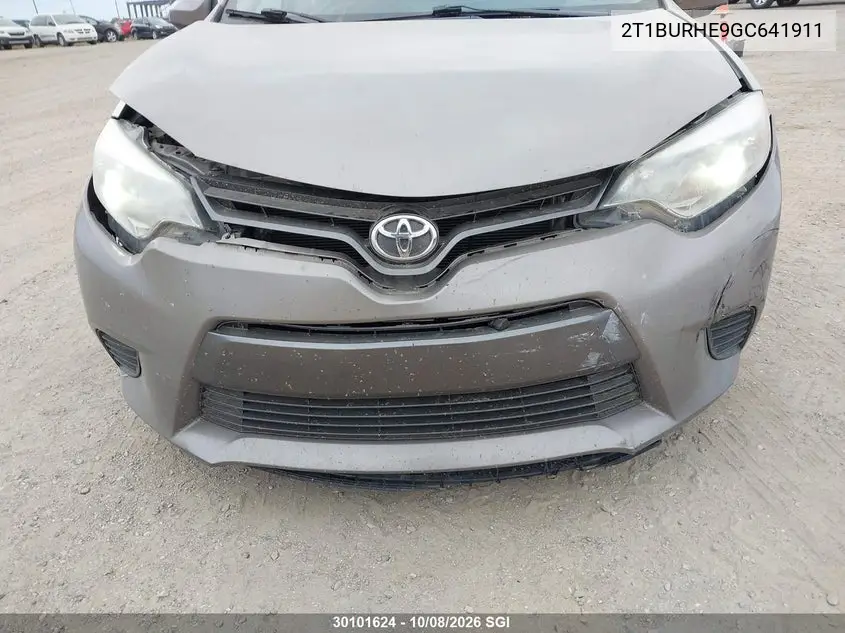 2016 TOYOTA COROLLA VIN 2T1BURHE9GC641911 — фото 6