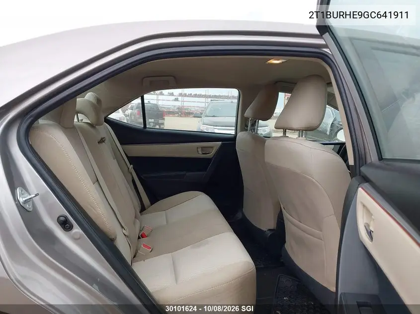 2016 TOYOTA COROLLA VIN 2T1BURHE9GC641911 — фото 8