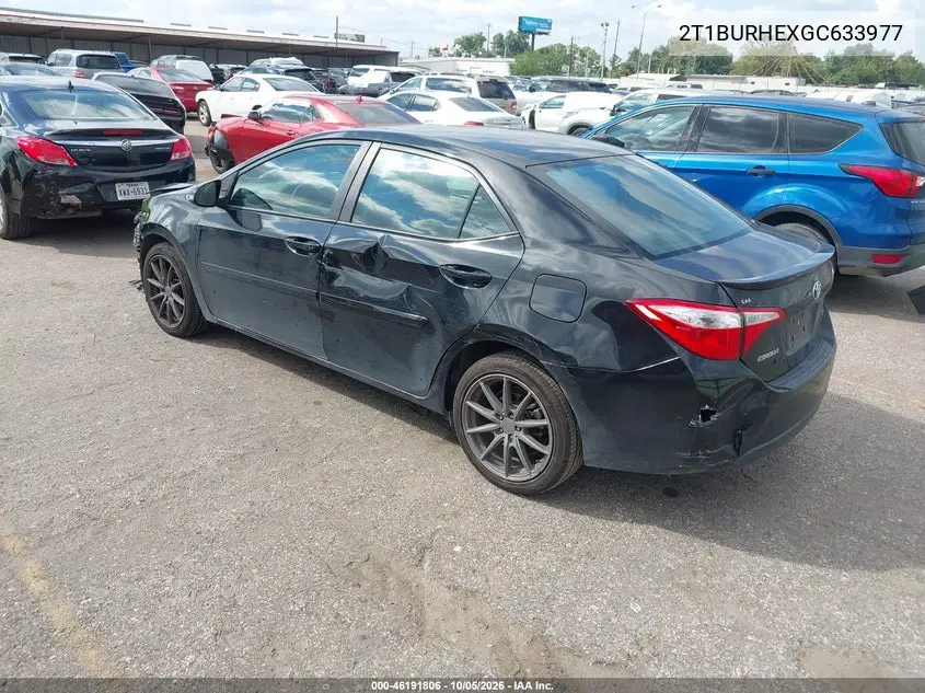 2016 TOYOTA COROLLA VIN 2T1BURHEXGC633977 — фото 3