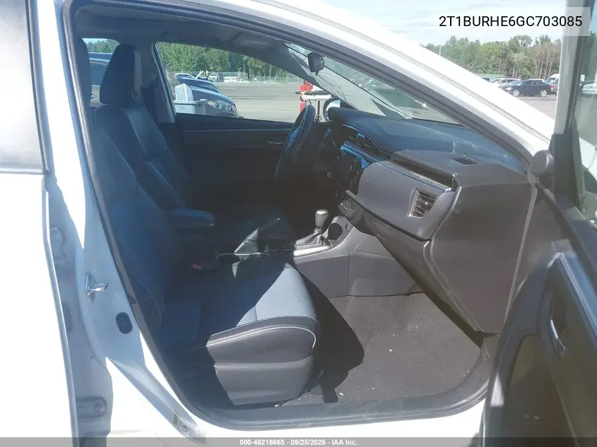 2016 TOYOTA COROLLA VIN 2T1BURHE6GC703085 — фото 5