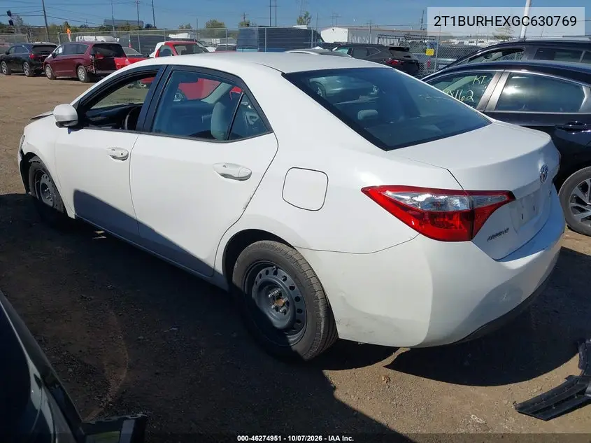2016 TOYOTA COROLLA VIN 2T1BURHEXGC630769 — фото 3