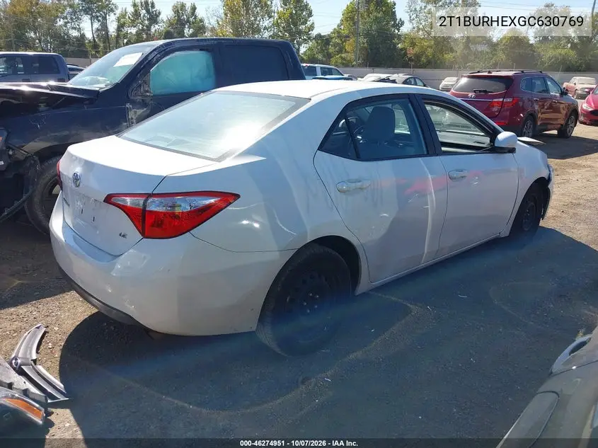 2016 TOYOTA COROLLA VIN 2T1BURHEXGC630769 — фото 4
