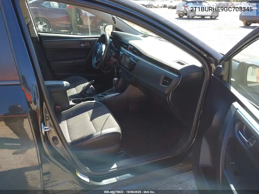 2016 TOYOTA COROLLA VIN 2T1BURHE9GC708345 — фото 5