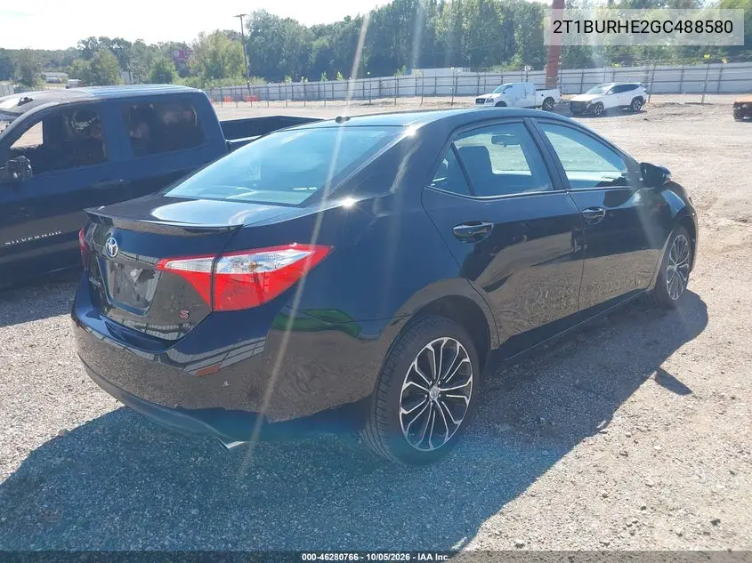 2016 TOYOTA COROLLA VIN 2T1BURHE2GC488580 — фото 4