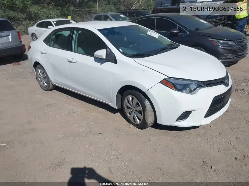 TOYOTA COROLLA 2016, VIN 2T1BURHE9GC697556